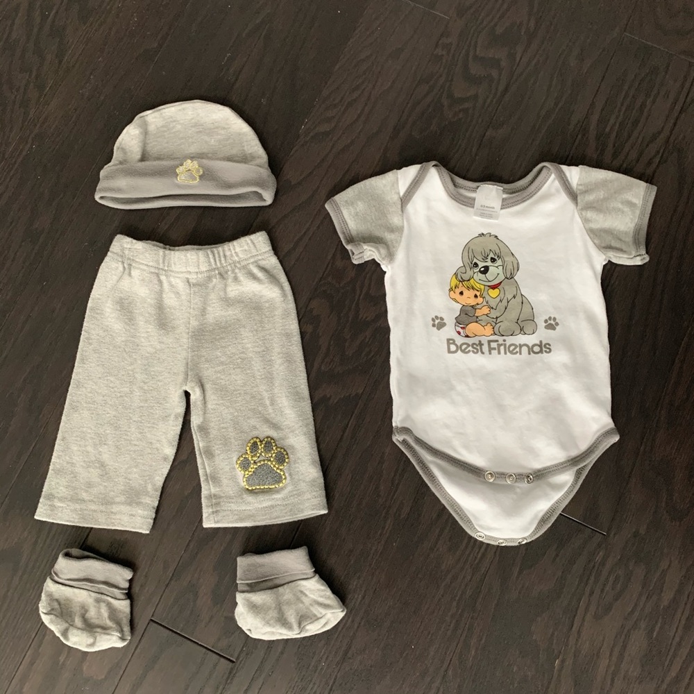 Precious Moments 5 Piece Outfit - Picture 2 of 2